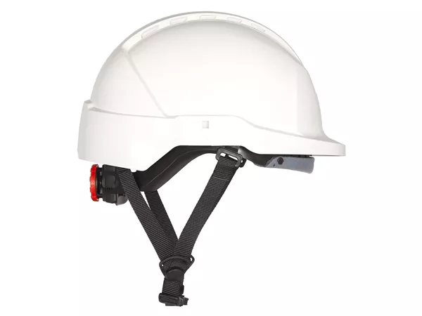 KiBo Helm Weiss, 4 Punkt Kinnhalter