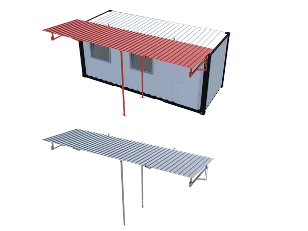 Air-Step Modul Dach Längsseitig