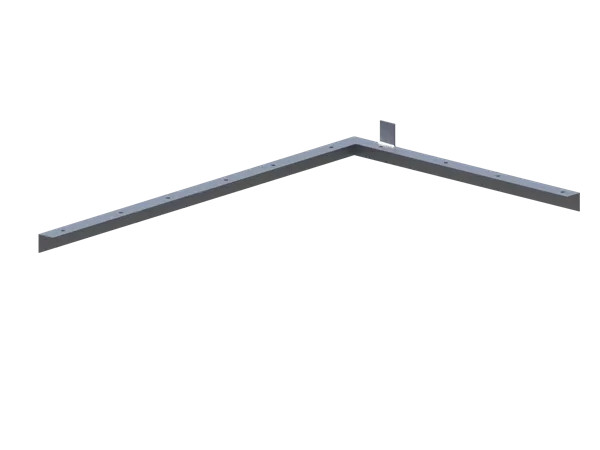 Cadre gauche pour plate-forme d'angle